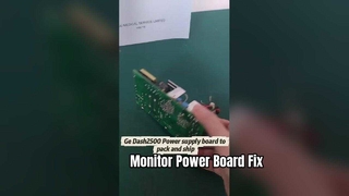 患者モニター DASH2500 電源ボードの修理交換