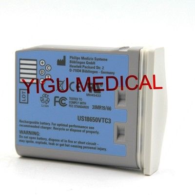 High Capacity 11.1V 1600mAh Patient Monitor Battery Compatible with IntelliVue MP2 X2 Medical Equipment Battery